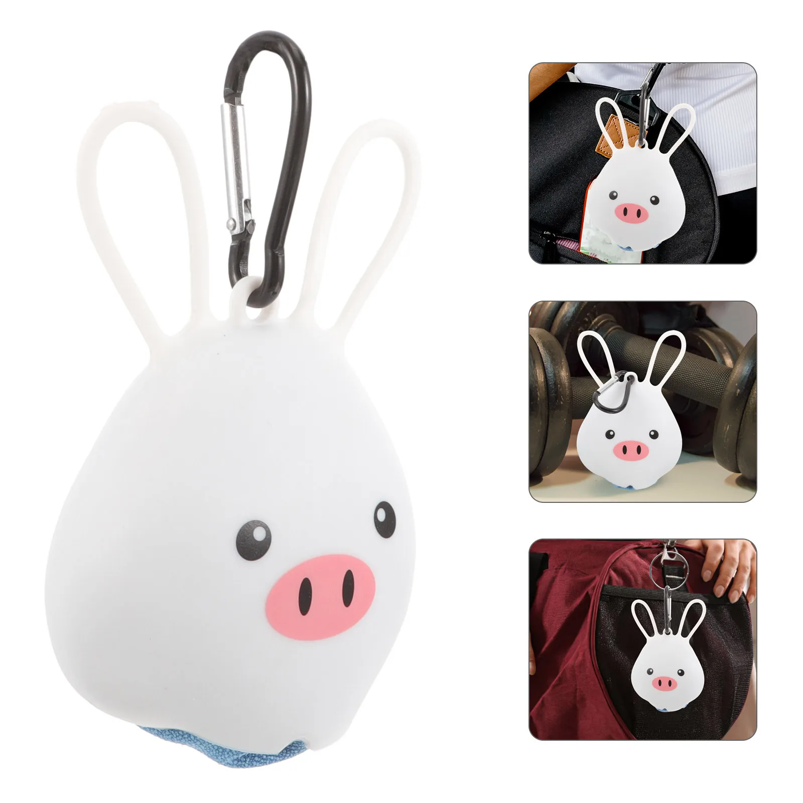 

1 set Portable Cooling Towels Quick Dry Sweat Towel For Sports Outdoor Travel Microfiber Neck Wrap With Silicone Cover