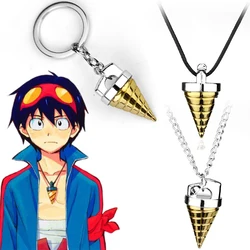 anime cosplay Tengen Toppa Gurren Lagann pendant Necklace figure Simon Guren-hen props Jewelry accessories fans gifts