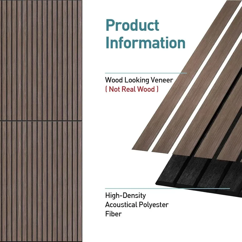 6 Pack Acoustic Wall Panels 47.2 X 23.6 Sound Absorbing Panels Decorative Sound Proof Panels for Home Office Studio Room Deep