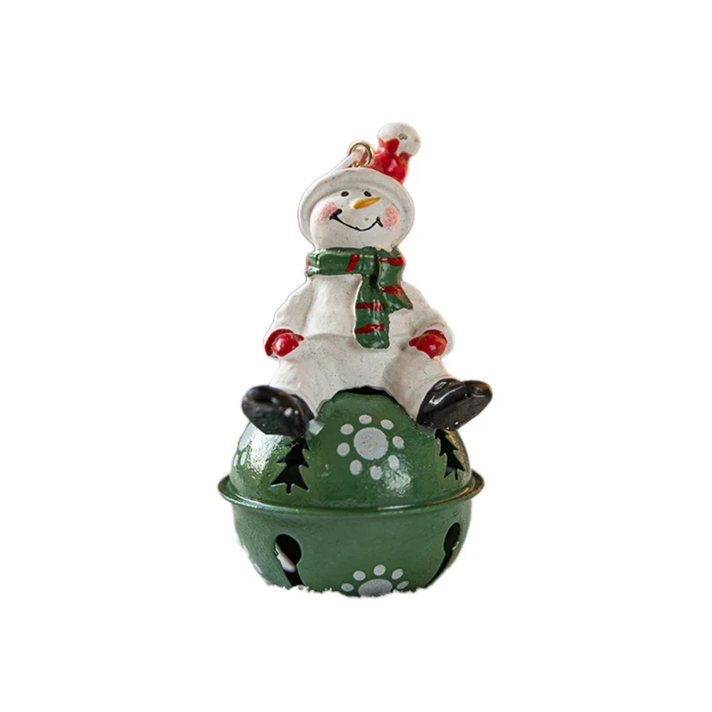 Elk Festive Atmosphere Christmas Bell Ornament Elegant Bell Ornament Charming Design Classic Look Festive Look
