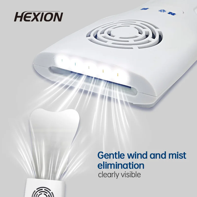 HEXION 3-6 Stück Automatischer Antibeschlag-Zahnspiegel, Reflektor für Oralfotografie, Kieferorthopädischer Bukkal-, Okklusal- und Lingual-Antibeschlagspiegel – Detail 2
