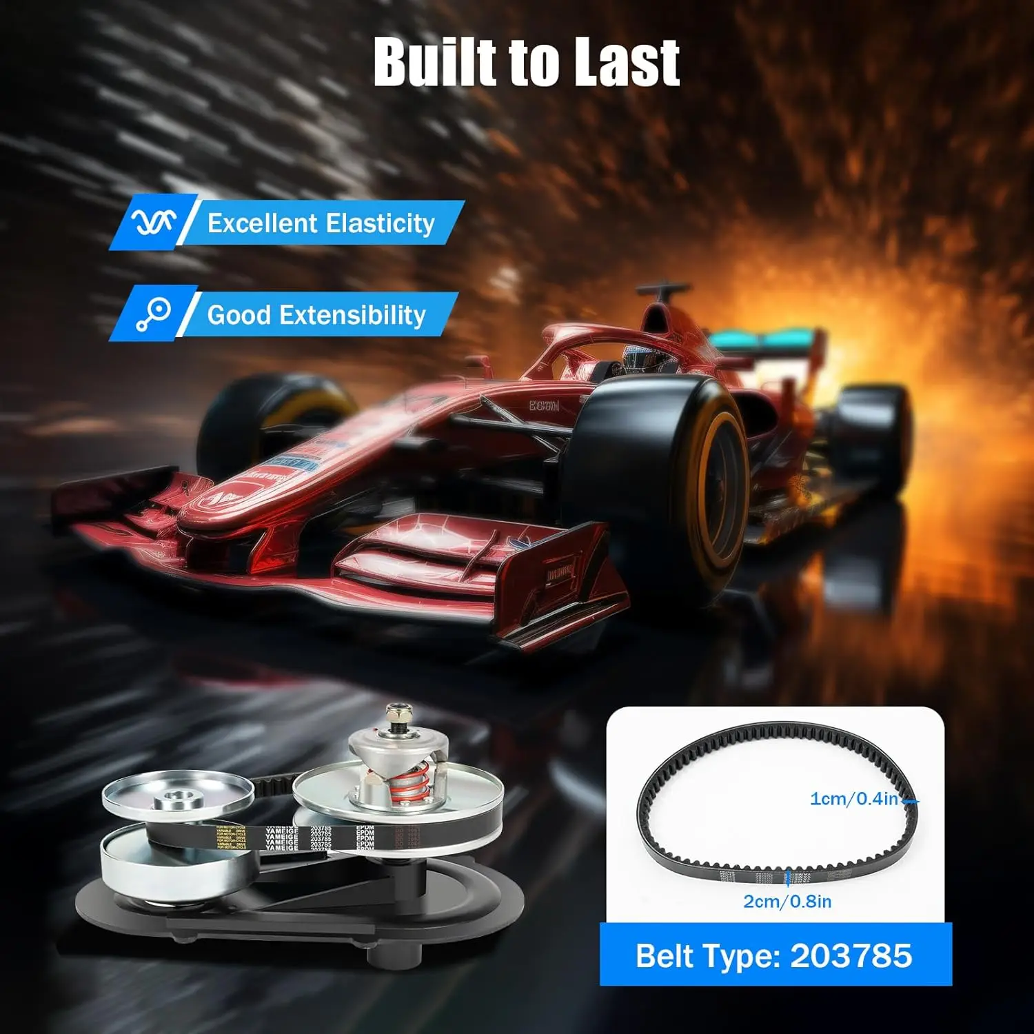 40Series Torque Converter Kit Go Kart Torque Converter Detail Fit for Predator Dune 420CC GX390-5/8"Go Kart Torque Converter Kit