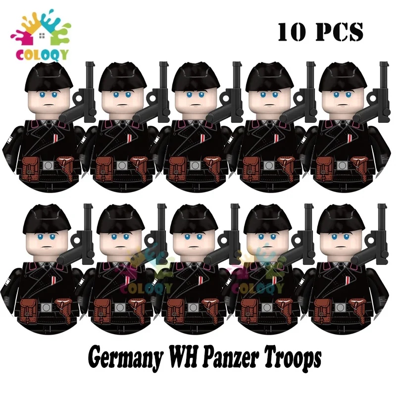 Kinder Spielzeug 10 teile/satz WW2 Bausteine UNS UK Sowjetische Soldaten Mini Action-figuren Pädagogisches Spielzeug Für Kinder Geburtstag Geschenke