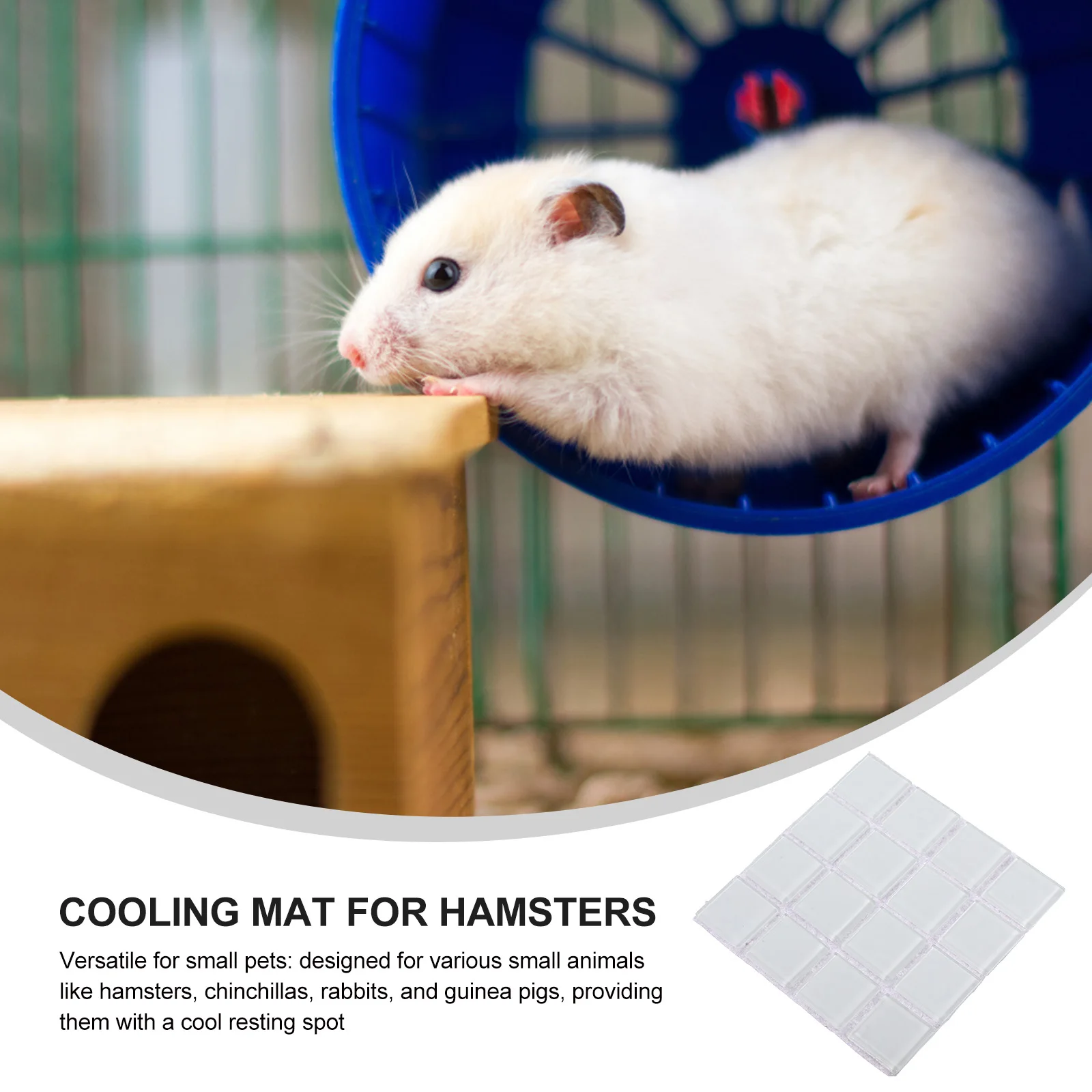 

4 Pcs Pet Cooling Pad Mat for Hamsters Pads Pets Bed Small Animals Comfortable Nest
