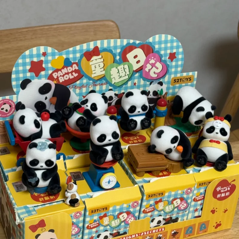 

New Original Panda Roll Playful Journal Series Blind Box Kawaii Desk Decor Ornament Customized Collectible Toy Birthday Gift