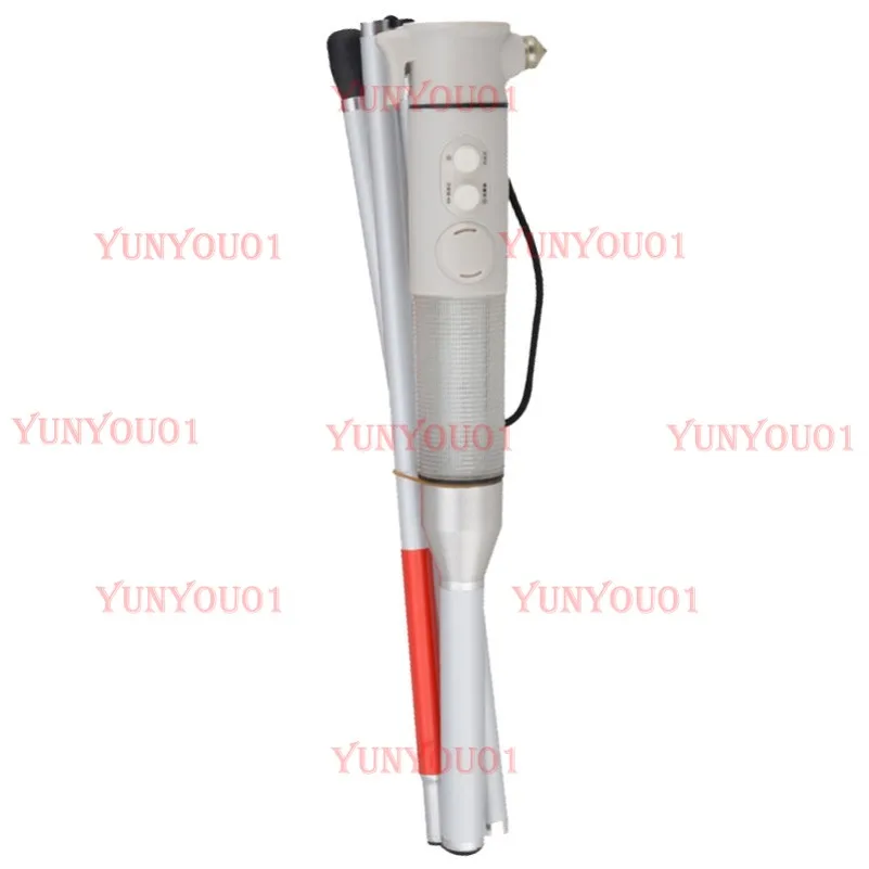 

2025 Multifunctional Smart Cane for The Blind Outdoor Sports Cane Sound and Light Electronic Alarm Magnet