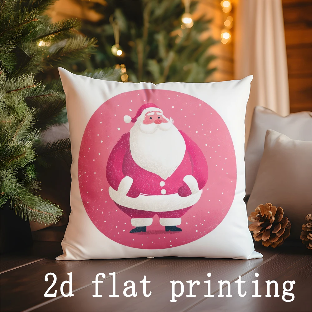 ديكور المنزل سانتا مزلقة والفوانيس المخدة مناسبة ل أريكة غرفة نوم سيارة وسادة غطاء وسادة وسادة الظهر المستطيلة