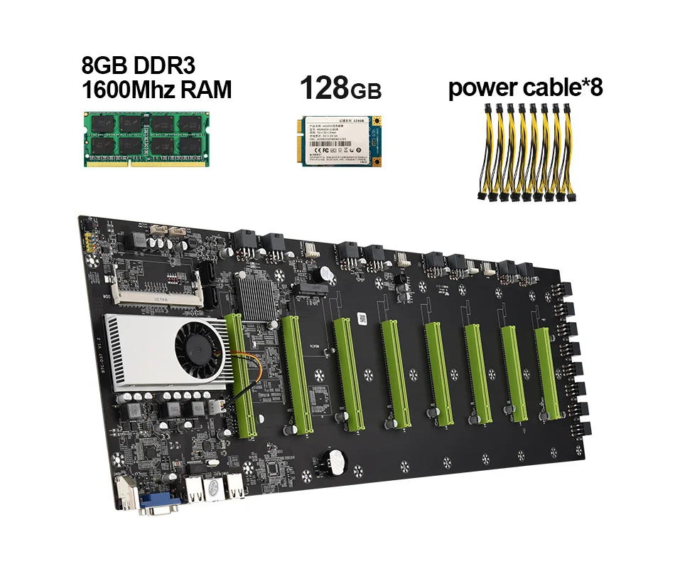 เมนบอร์ด D37 DDR3 8G หน่วยความจำ128G mSATA ประกอบภาชนะบรรจุฮาร์ดดิสก์