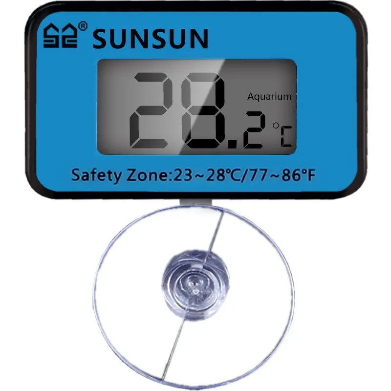 

Aquarium Digital Thermometer LCD Display Water Temperature Meter with Suction Cup for Fish Tank Tropical Fish Monitoring Tool