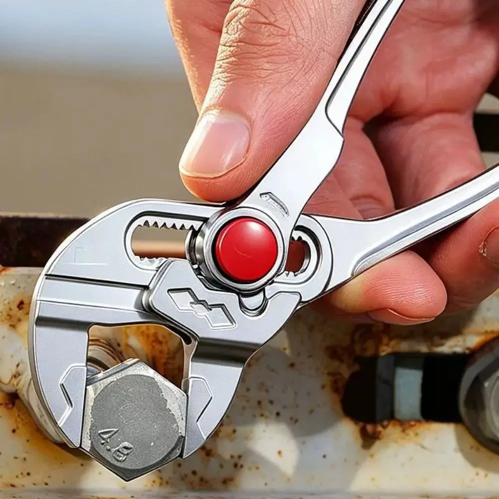 Chrome Vanadium Steel Clamp Wrench Adjustable Industrial Grade Miniature Pliers Rust Prevention Heavy Duty Water Pump Pliers