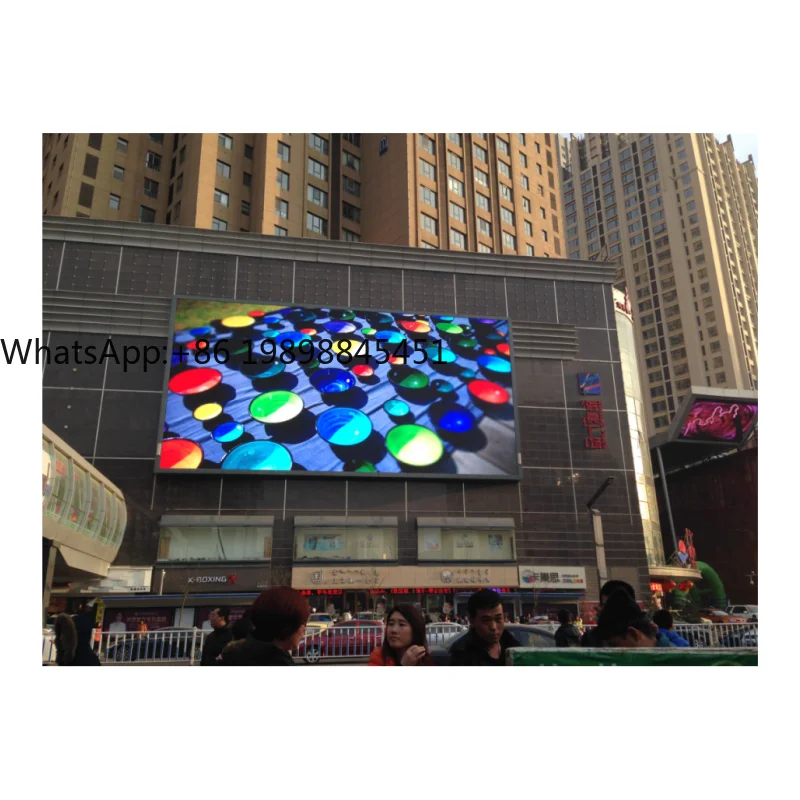 

1x1 м Pantall Mall Pillar Открытая реклама Рекламный щит Полноцветный уличный водонепроницаемый IP65 Светодиодный экран Рекламная видеостена