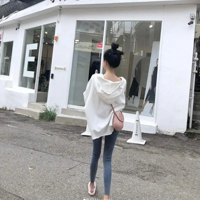 

Хлопковые толстовки с капюшоном, женские топы Y2K, базовые принты, вышитый декор с несколькими карманами, верхняя одежда, градиент с цветными блоками