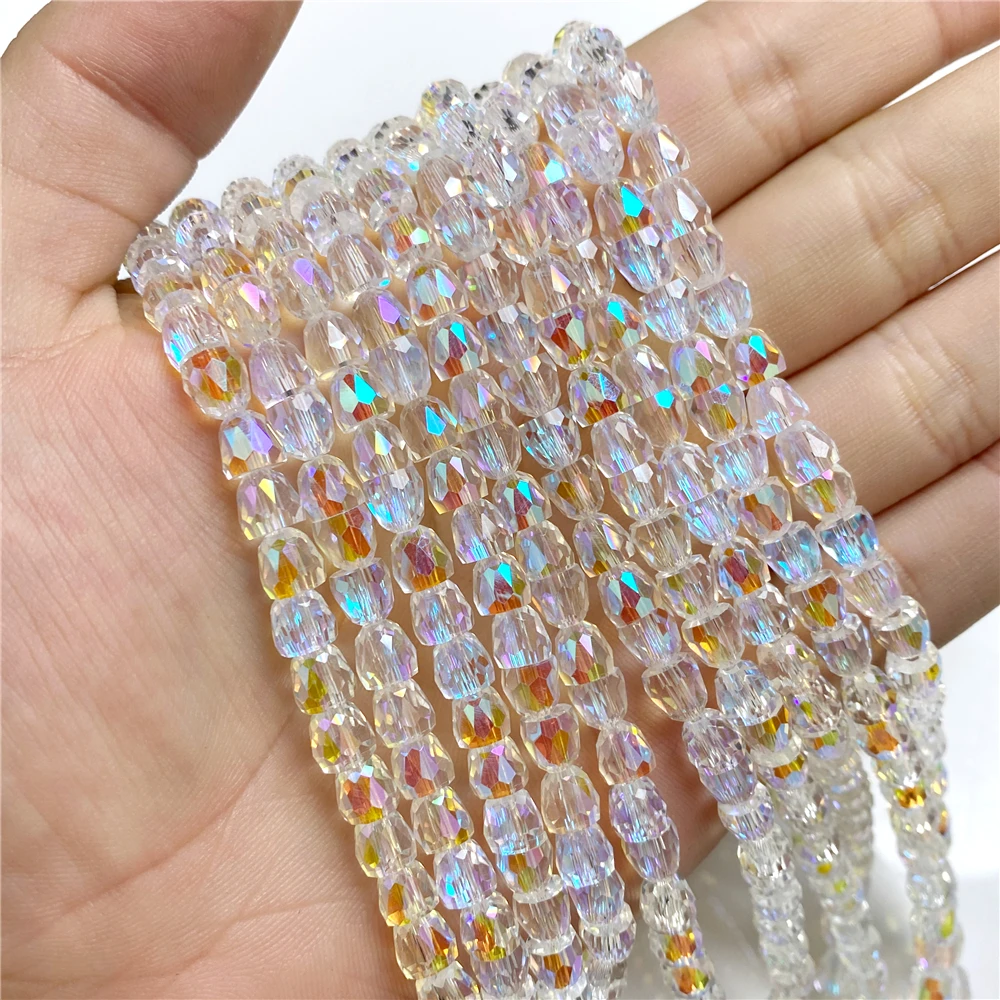 6mm Faceted Half Round Shape Austrian crystal Loose Faceted Bead For Bracelet Necklace Fashion Jewelry DIY Handmade Crafts