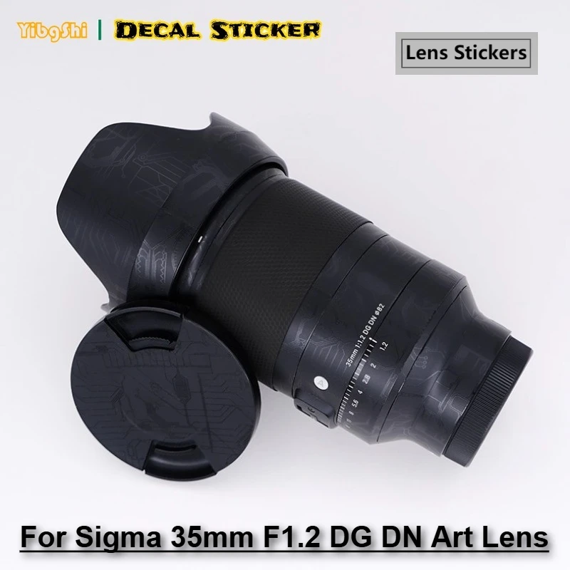 シグマ-35mm-f12-dg-dn-art-ソニーeマウント用-レンズステッカー-保護フィルムキット-スキンアクセサリー-35-12