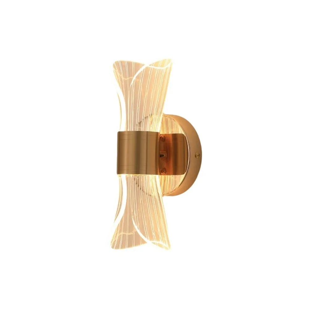 

Luxury LED Wall Light LED Lighting Dimmable Interior Decoration Lamps Tri-color Dimming Acrylic Bedside Lamp