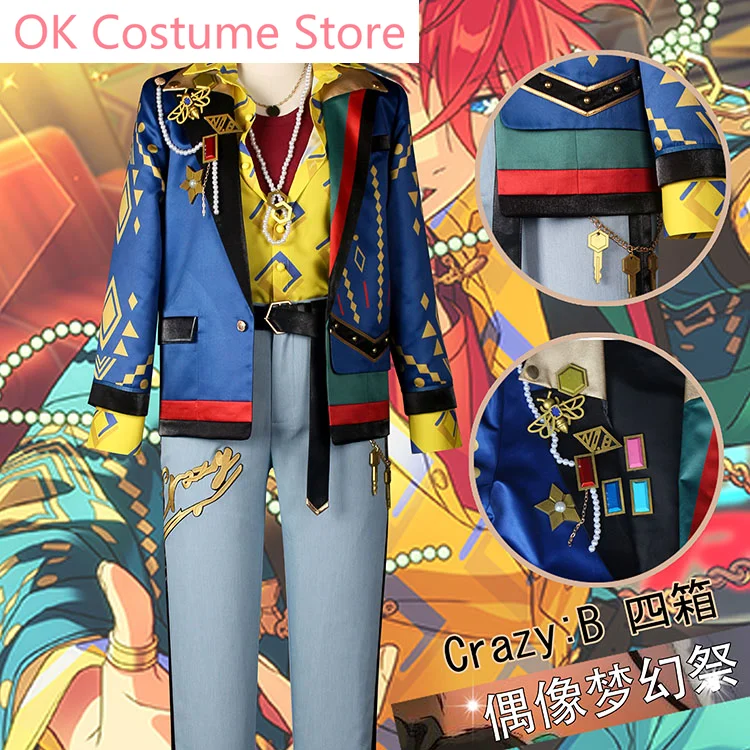 

Ensemble Stars 2 Crazy:B Oukawa Kohaku/HiMERU/Amagi Rinne/Shiina Niki Game Suit Handsome Cosplay Costume Halloween