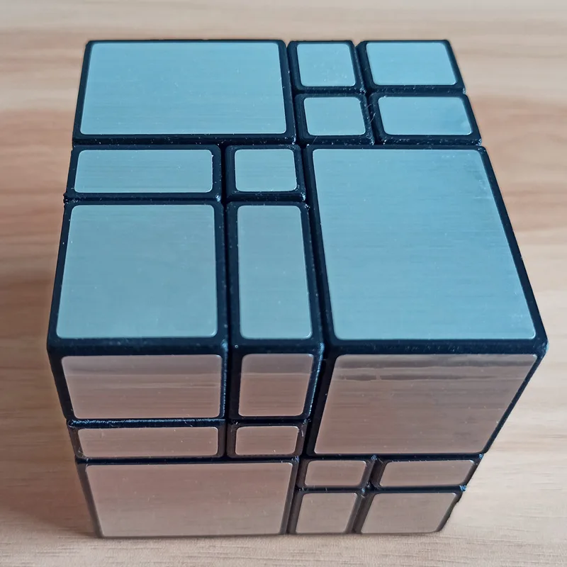 Nuovo cubo magico con blocco specchio fasciato AI Cubo magico Cubo magico professionale con stampa 3D Puzzle giocattoli antistress per bambini