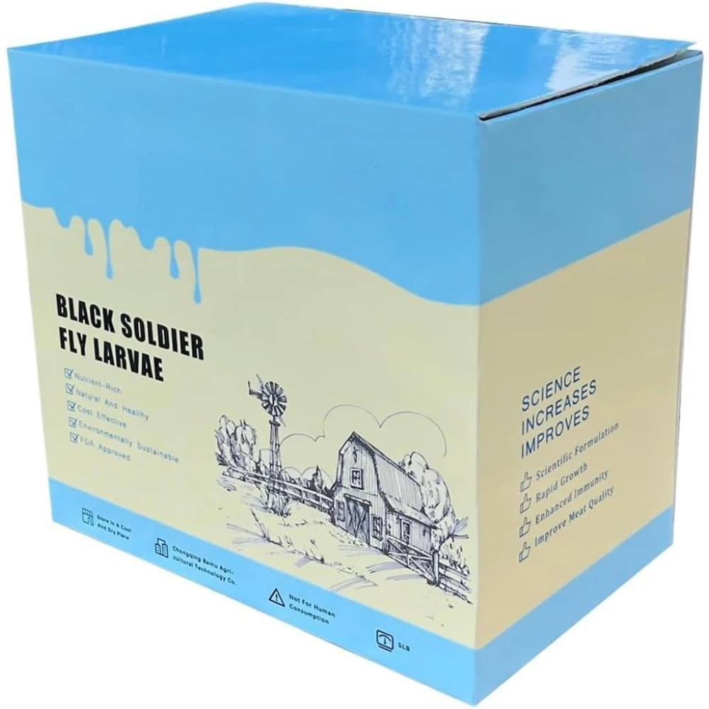 

Black Soldier Fly Larvae for Chickens High Protein Chicken Feed Nutrient Rich Mealworms for Birds Sustainable Poultry