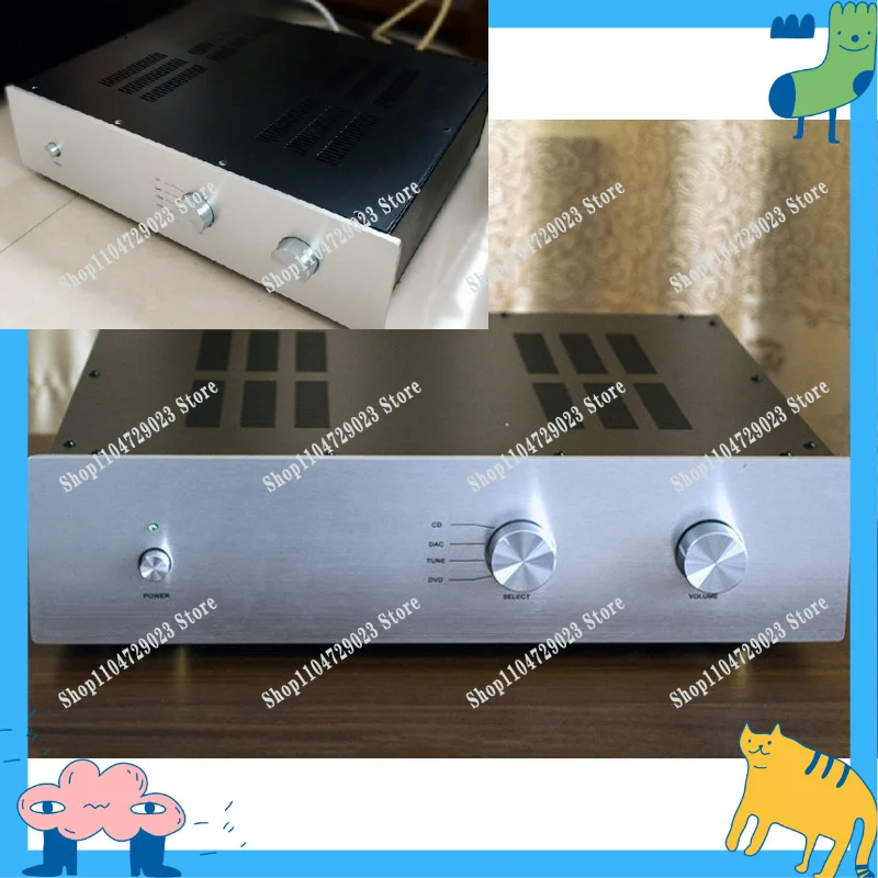 DIY Premium Audio Chassis Front Stage Front Board Decoding Board Power Amplifier Board Chassis 430 x 350 x 100mm