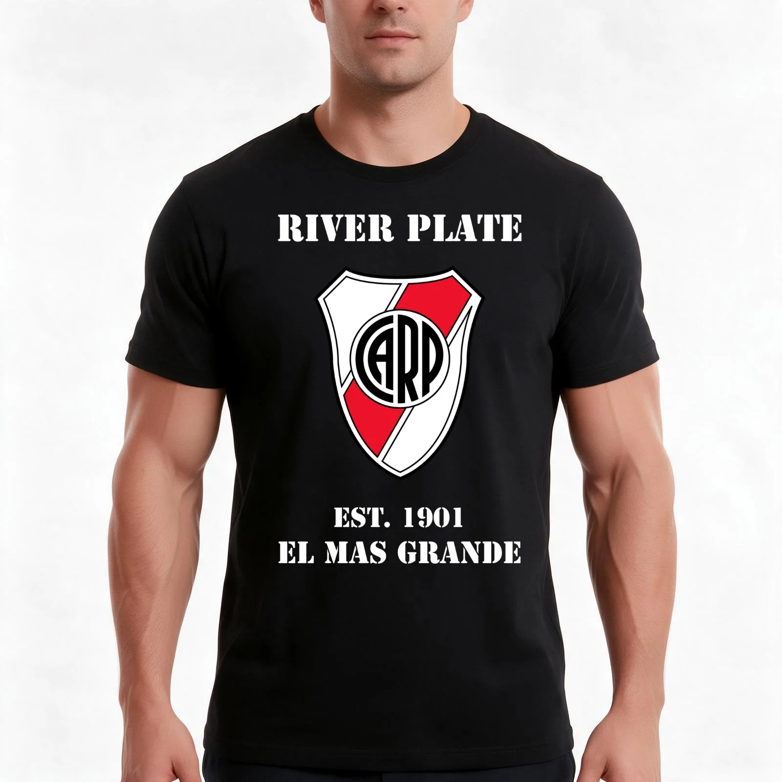 RIVER PLATE FC T-Shirt Summer Casual Cotton Tee Oversized Streetwear Tops Vintage Graphic Print Loose Fit Short Sleeve