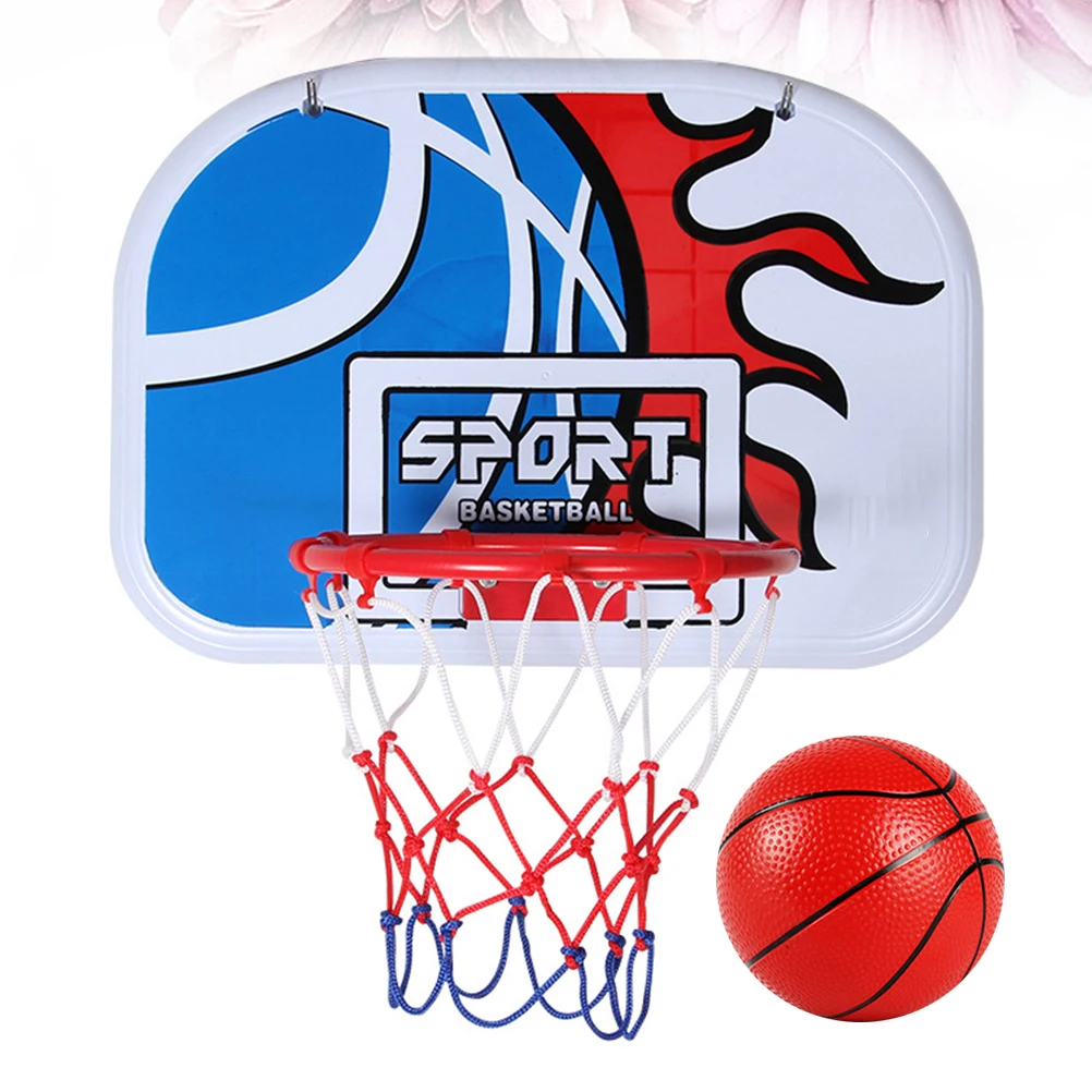 Cerceau de basket-ball intérieur pour enfants support mural jouet suspendu extérieur bleu enfant
