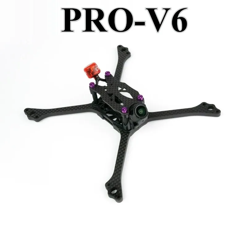 BCROW V6 Main Frame 5 Inch Size Carbon Fiber Positive X Design 20x20 Hole Base Reliable Support Part For FPV Racing Model