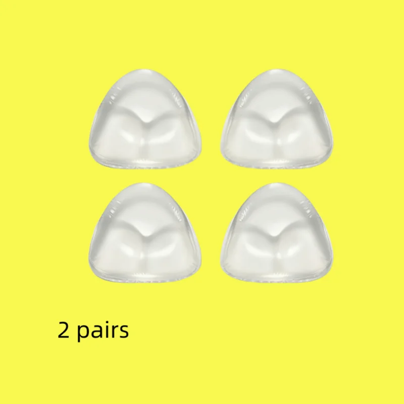 

2 пары силиконовых невидимых подушечек для бюстгальтера пуш-ап, высококачественная быстросохнущая нескользящая ручка, бесшовный подъемник для бюстгальтеров, бикини, купальников