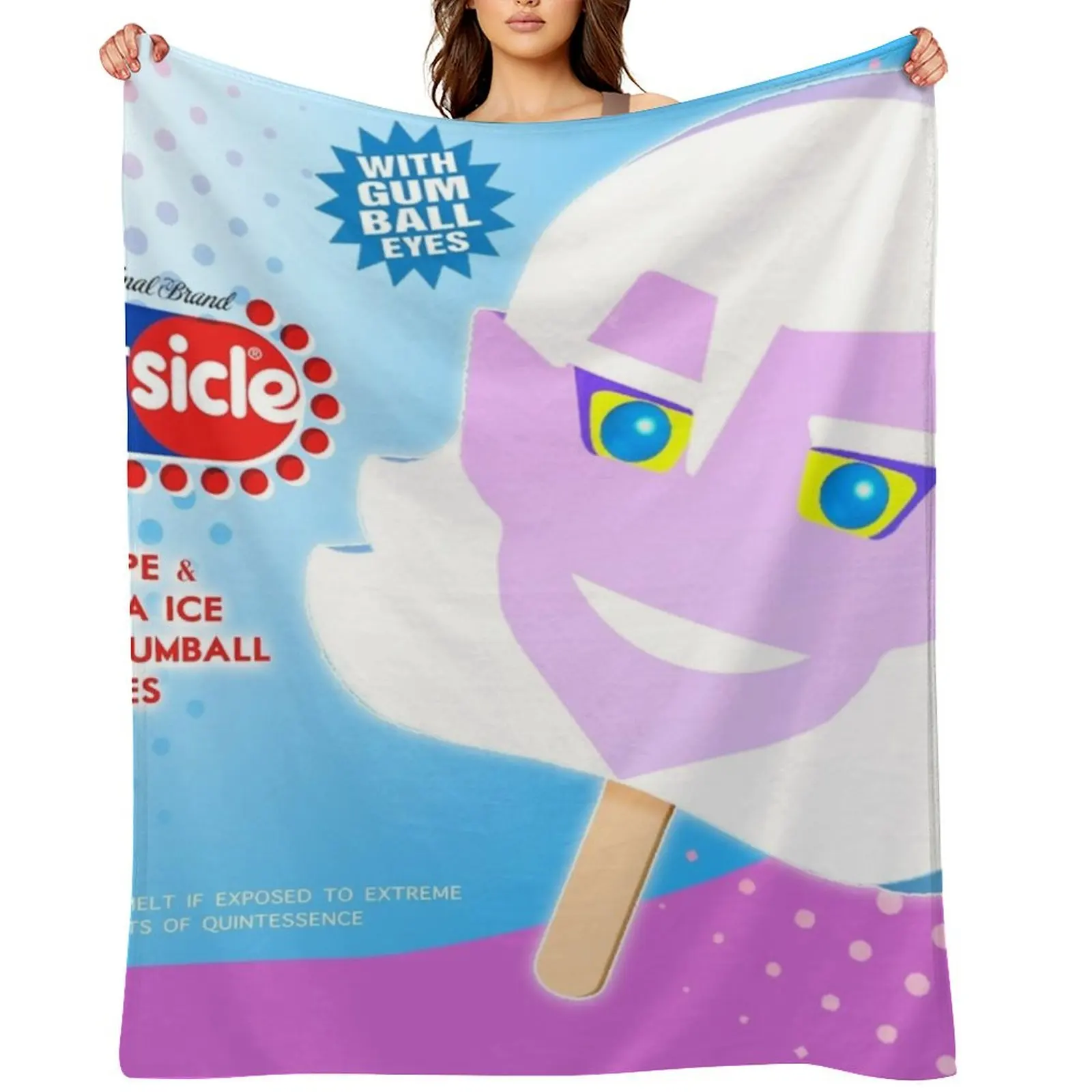 Lotor Ice cream ! Throw Blanket For Decorative Sofa for winter Soft Big Luxury Designer Decorative Throw Sofa Throw Blankets