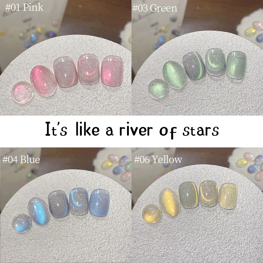 Kaniu – vernis à ongles œil de chat, Gel photothérapeutique coloré aux fruits d'été, piège à miel violet, vernis magnétique pour chat, tremper N, 12ML