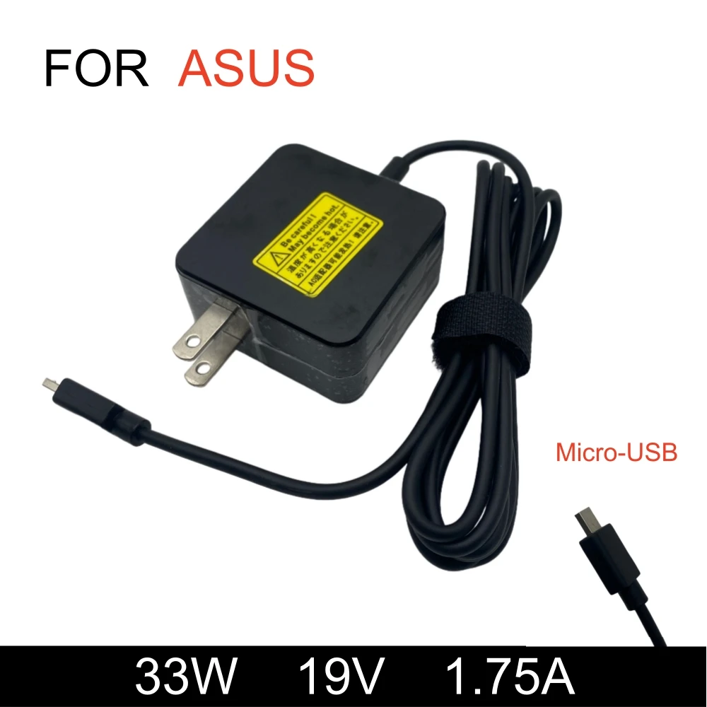 

Original 19V 1.75A 33W Micro-USB Laptop Adapter Charger For Asus EEEBOOK 11.6 INCH Notebook X205 X205T X205TA E202SA ADP-33BWA