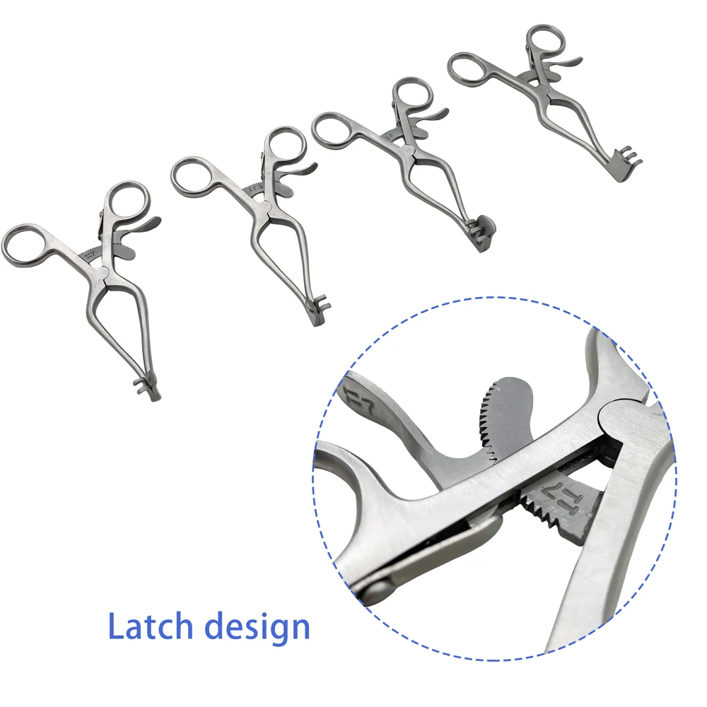 QSWTITAN Weitlaner Self-Retaining Retractor with Baffle 4Types Orthopedics Surgical Instruments Veterinary