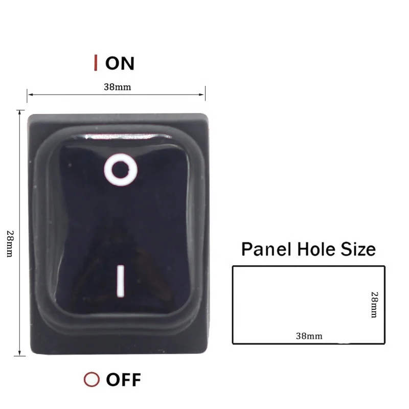 Wintai-tech waterproof toggle switch 12v dbdt rocker switch 12v waterproof rocker switch 1PCS