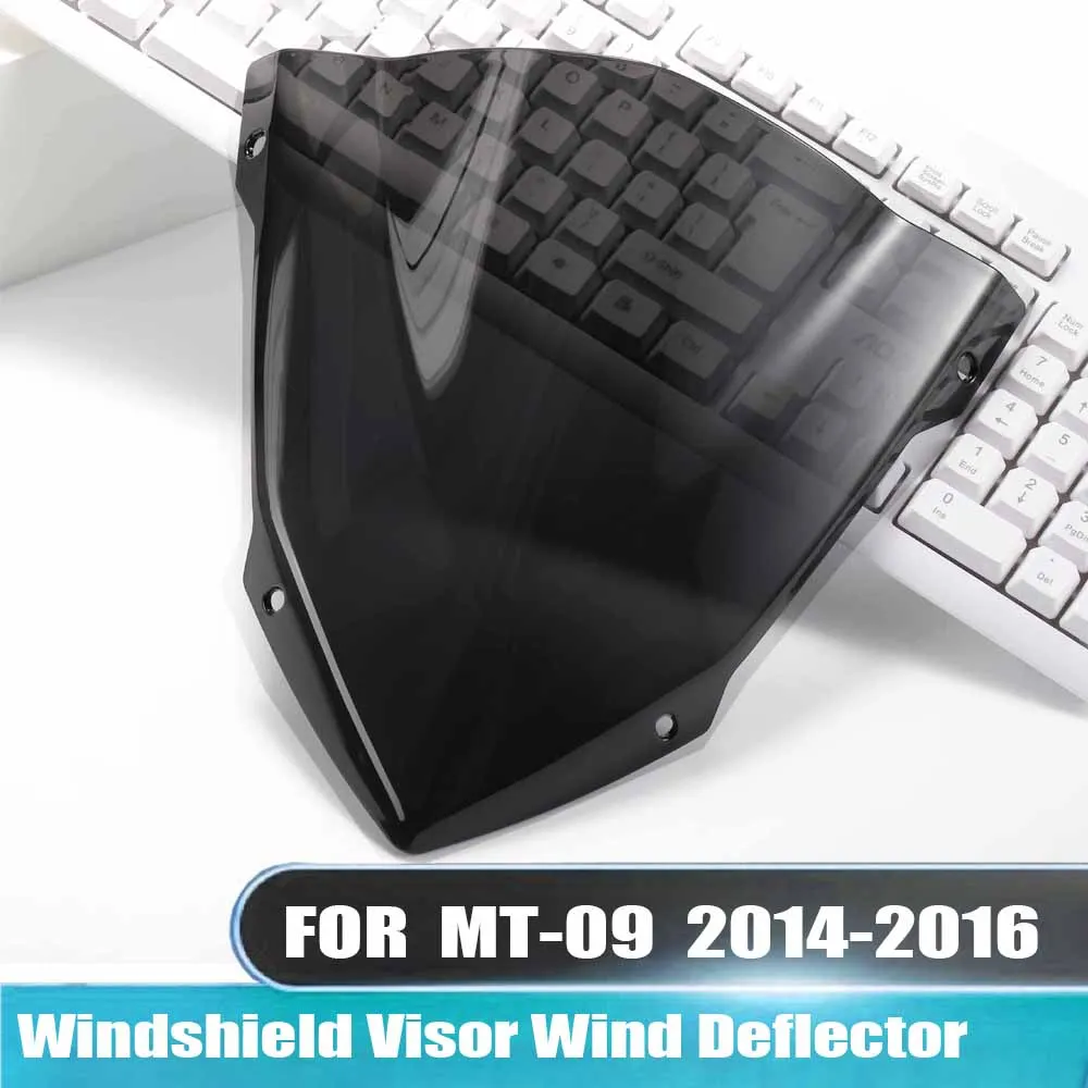 

Motorcycle Sports Windshield Visor WindScreen Viser Fits For YAMAHA MT-09 MT09 FZ09 2014 2015 2016 14-16 accesorios para moto