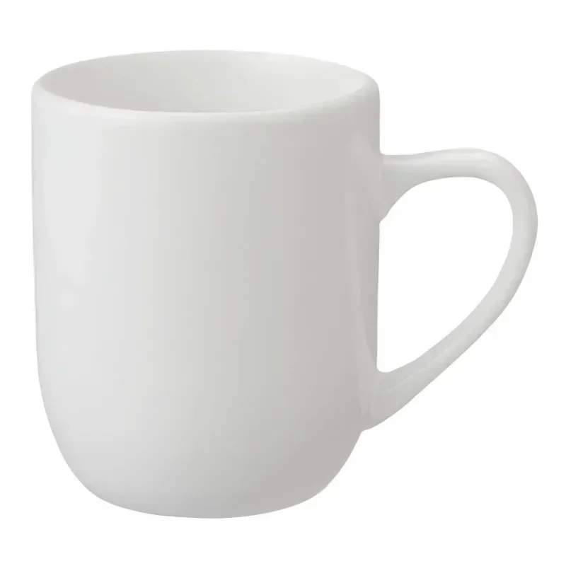 Mainvacation vitrificado branco grés caneca, 12 onças