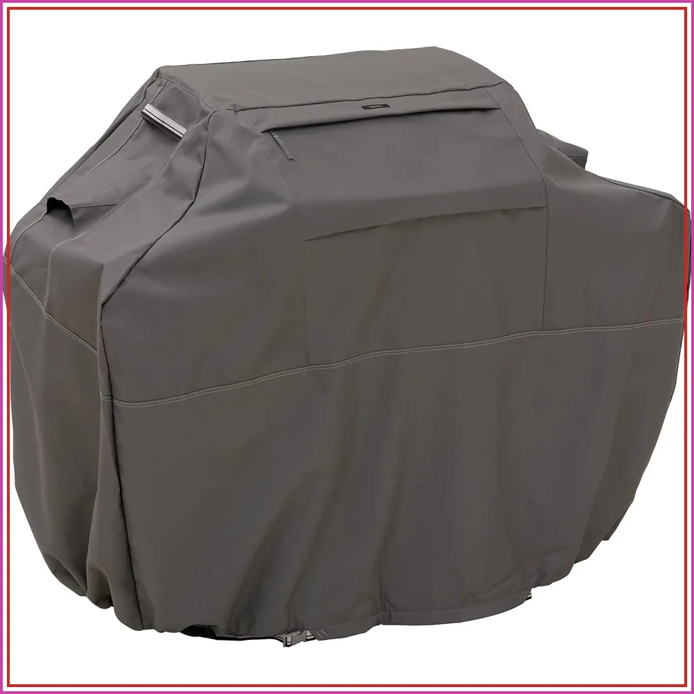 Water-Resistant 58 Inch BBQ Grill Cover, Heavy Duty Outdoor Barbecue Cover with WindLock System