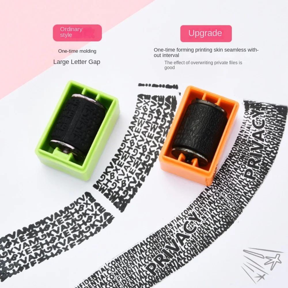ABS Privacy Smear Confidentiality Stamp Confidentiality Privacy Stamp Roller Privacy Seal Theft Protection Security