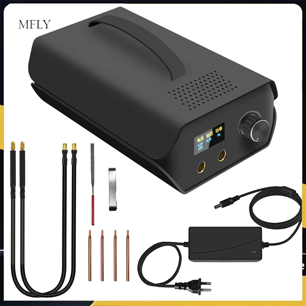 Portable Spot Welding Machine 120 Gear Adjustable 3000F  Capacitor For 18650 Lithium Battery DIY Welding Device Spot Welder