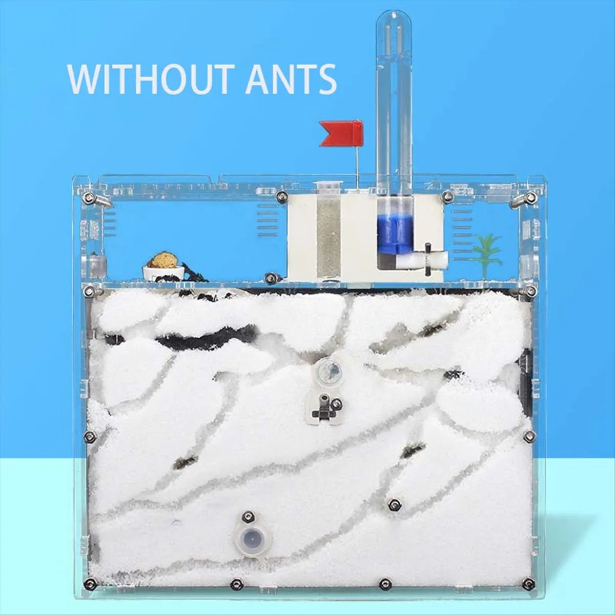 NEW Four-Story Ant Farm Double-Sided Ant Castle Pet Workshop Sand Soil Nest Home Kingdom with Queen Ant for Pets