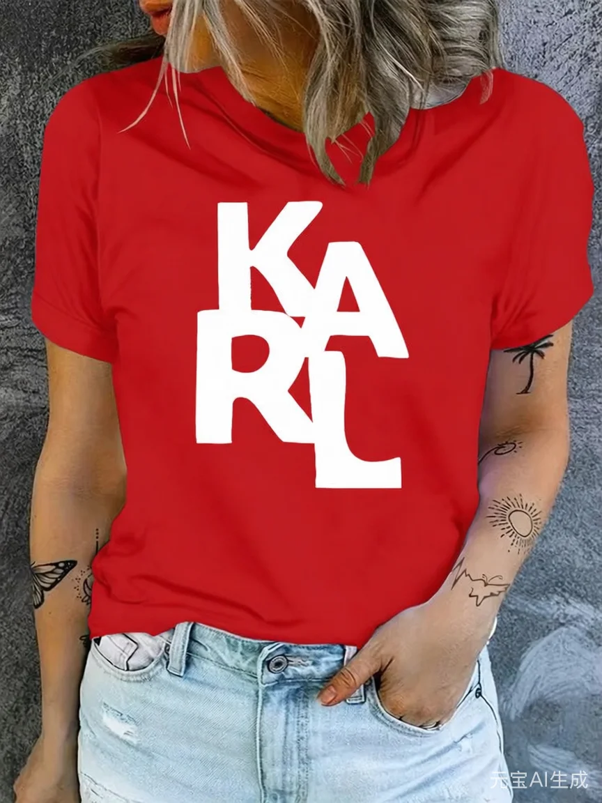 

2026 женская футболка с буквенным принтом, хлопковые футболки с короткими рукавами, высококачественная футболка люксового бренда, летняя уличная одежда, топы Y2k