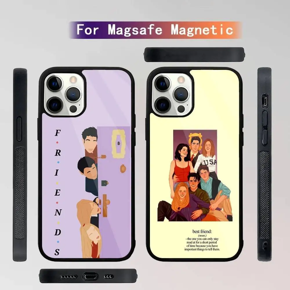 

F-Friends TV Shows Phone Case For iPhone 16,15,14,13,12,11,Plus,Pro,Max Mini Magsafe Magnetic Wireless Charging