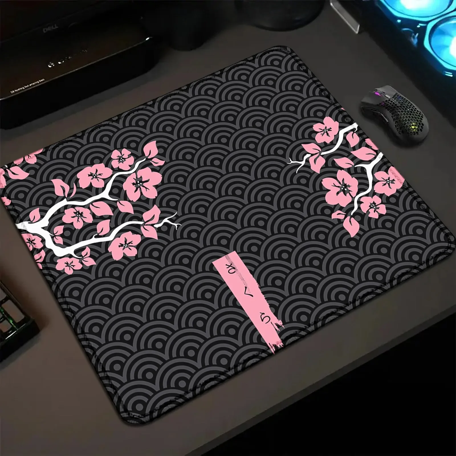 Sakura Art Mouse Pad Game player Cherry Blossom Mousepad Non-slip Rubber Desktop Rugs Small Laptop Desk Mat Washable Table Mats