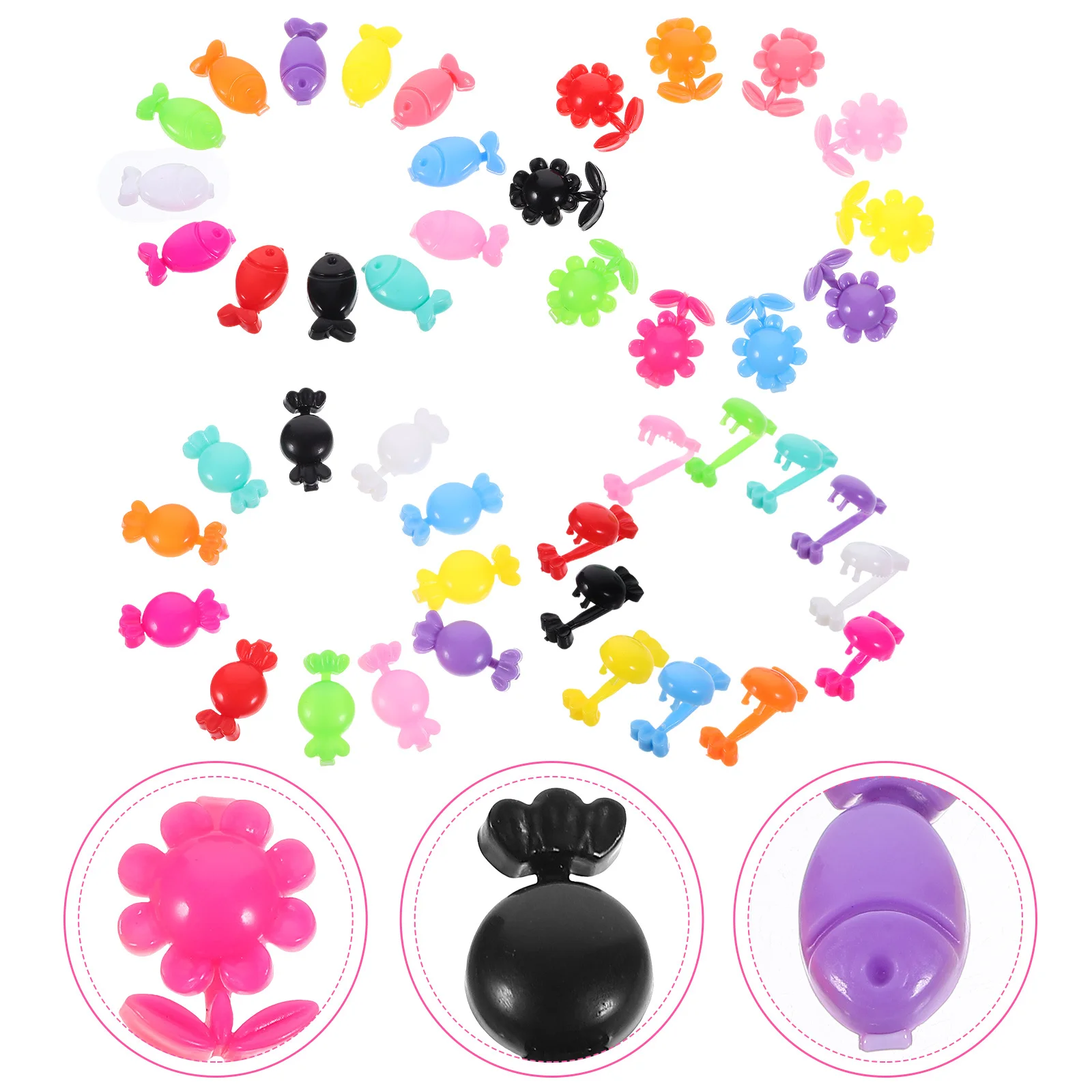

300pcs Fish Hair Clips Cute Small Long-Lasting Party School Daily Wear Kawaii Barrettes Cartoon