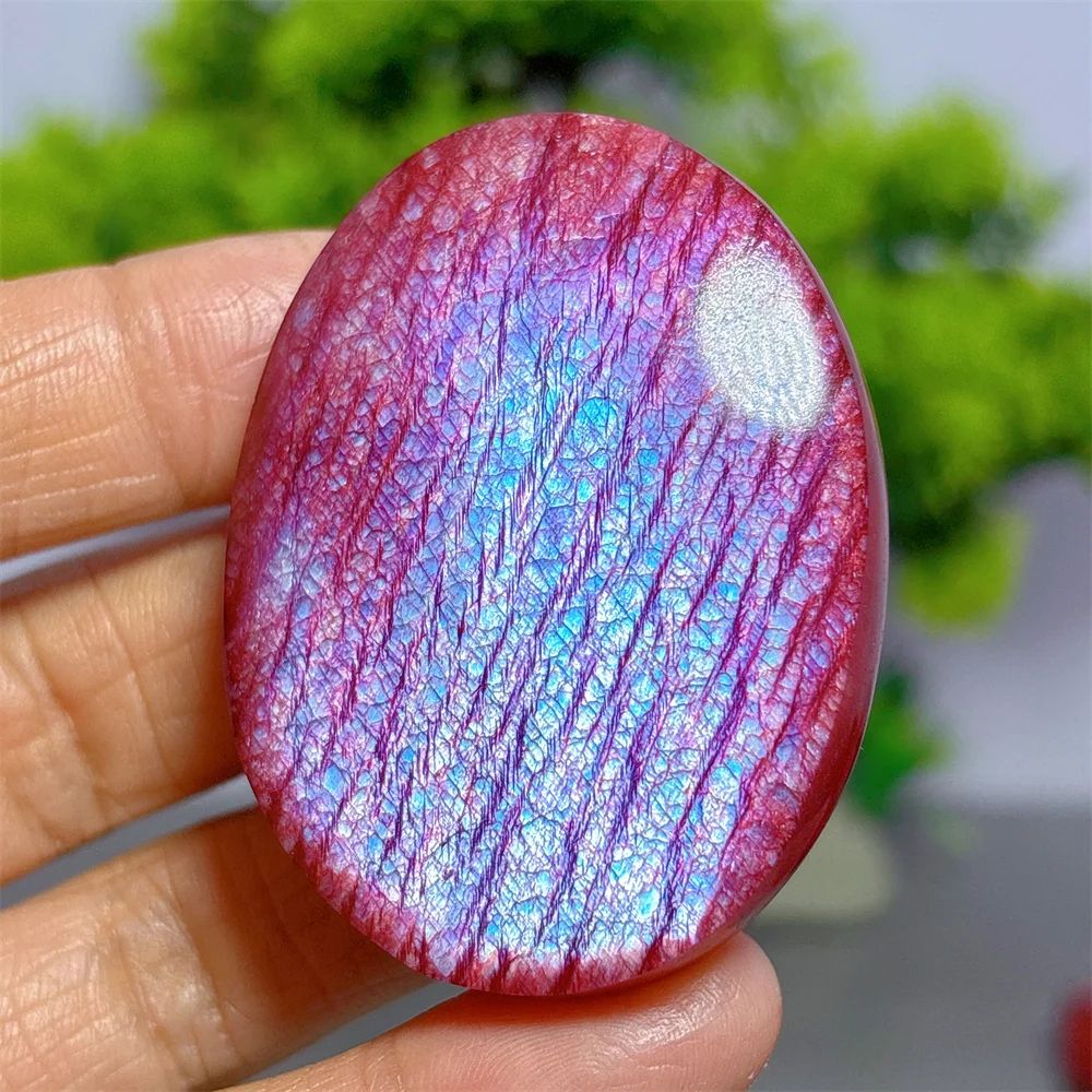 Red Moonstone Palm Natural Crystal Home Garden Decoration Room Decor Luck Quartz Stone Healing Energy Love Gifts Beautiful