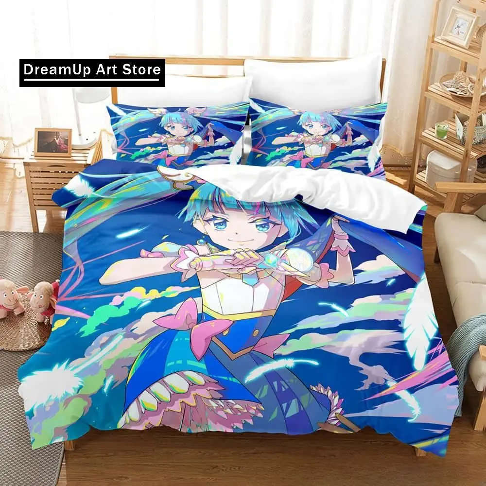 3D Anime Kawaii Girls Sora Harewataru Bedding Set Single Twin Full Queen King Size Bed Set Adult Kid Bedroom Duvet cover Sets