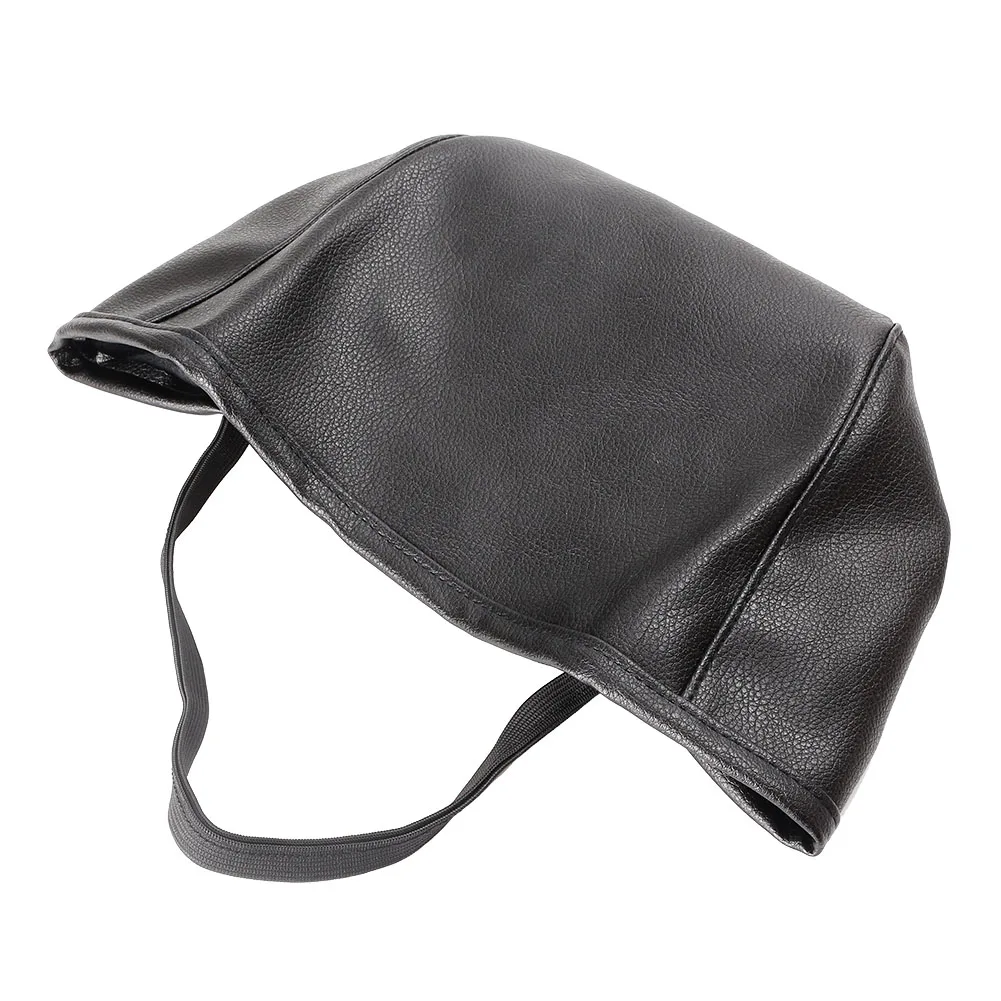 Black Leather Motorcycle 4.5 GALLON Gas Fuel Tank Bra Shield Accessories For Harley Sportster XL883 XL1200