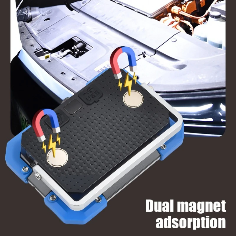 35LED High Power Work Light Rechargeable Camping Lantern Magnetic Emergency Lamp Portable Repair Lighting For Outdoor Activities