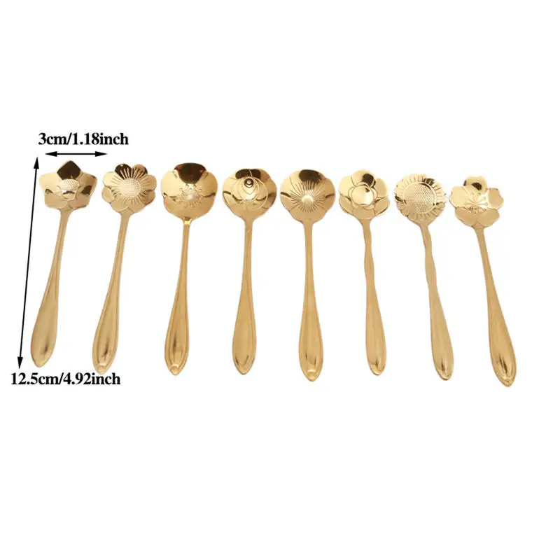 1Pcs /Pack Flatware Kitchen Tool Ice Cream Cartoon Spoon Stainless Steel Long Coffee Cat Handle Ceramic Fruit Fork