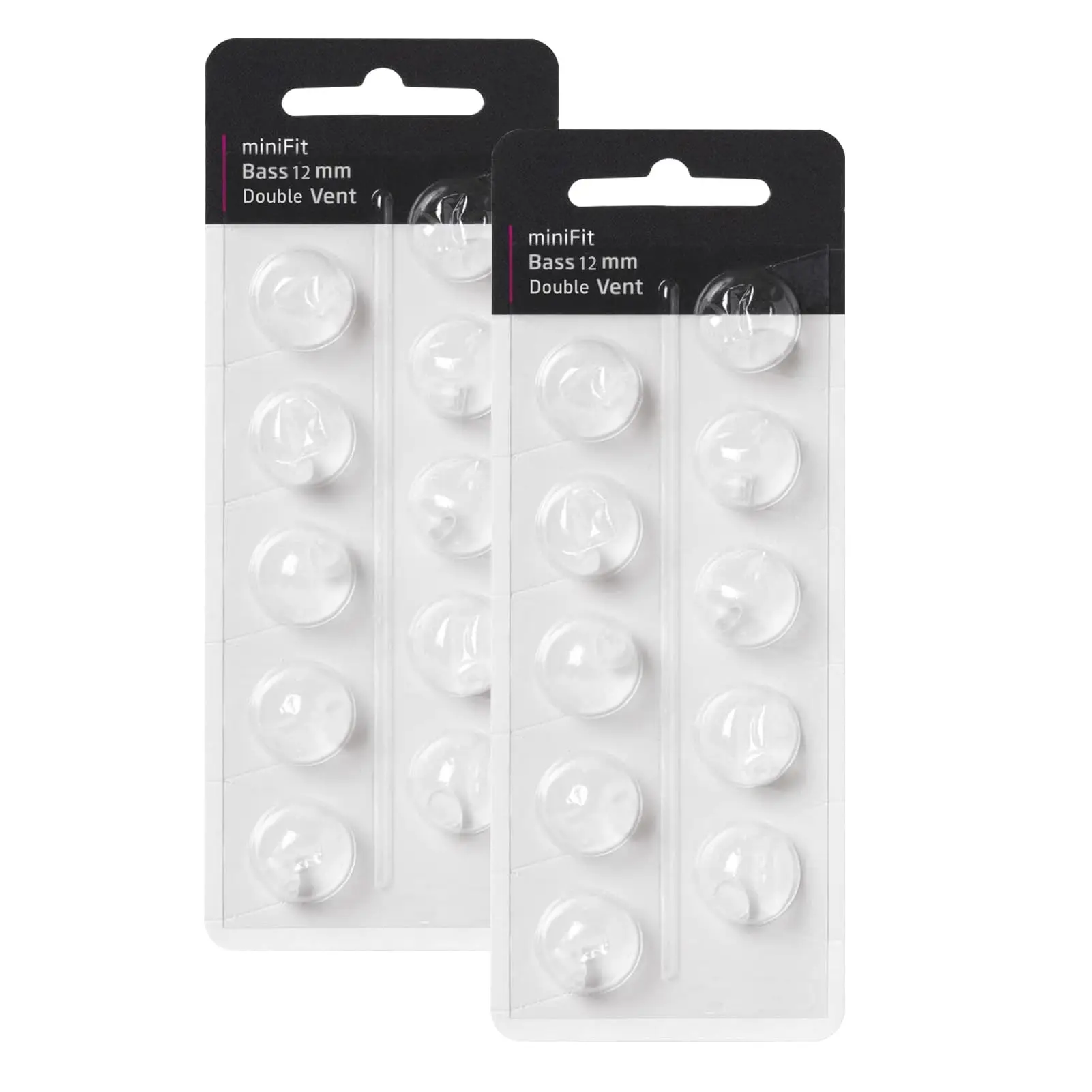 Hearing Aid Domes for Oticon Replacements, Oticon Minifit Open Bass Vent Domes Universal Domes for Oticon Hearing Aid Supplies.