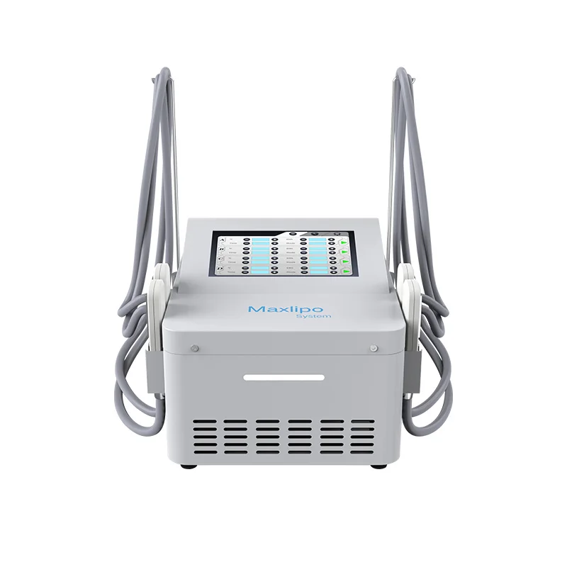 

Портативный аппарат для коррекции фигуры с 4 охлаждающими пластинами и функцией EMS для быстрого похудения