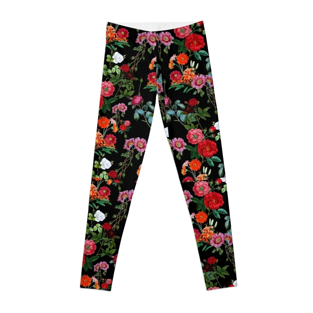 

Botanical Pattern Leggings sports shirts gym Training pants Womens Leggings